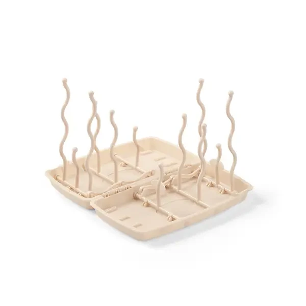 BABYONO Stojan na sušenie dojčenských fliaš a cumlíkov béžový