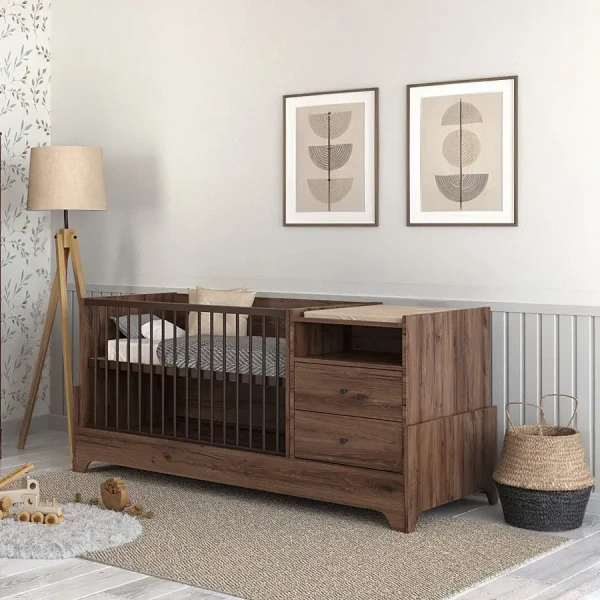 Faktum Kombi postieľka Faktum Nest Walnut 70x120