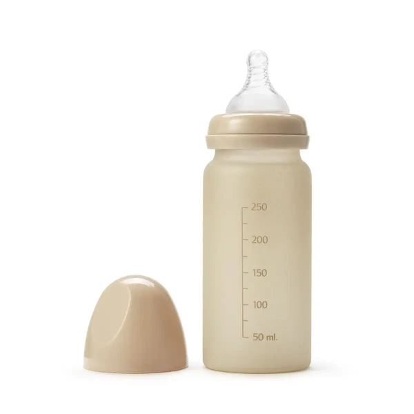 Elodie Details Sklenená kojenecká fľaša - Pure Khaki