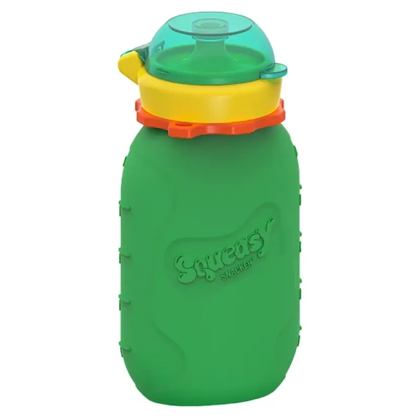 Squeasy Gear silikónová kapsička 180 ml | zelená