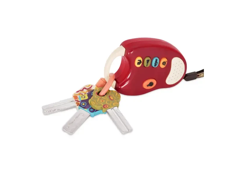 B-Toys Kľúče k autu FunKeys červené