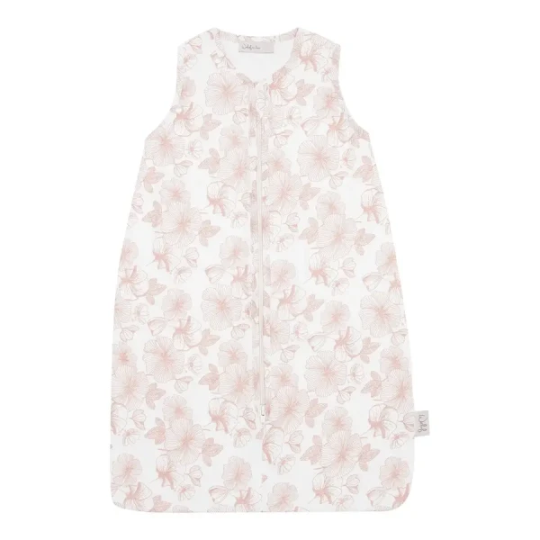 Witlof for kids mušelínový spací vak 70 cm (TOG 0,7) Flower Powder