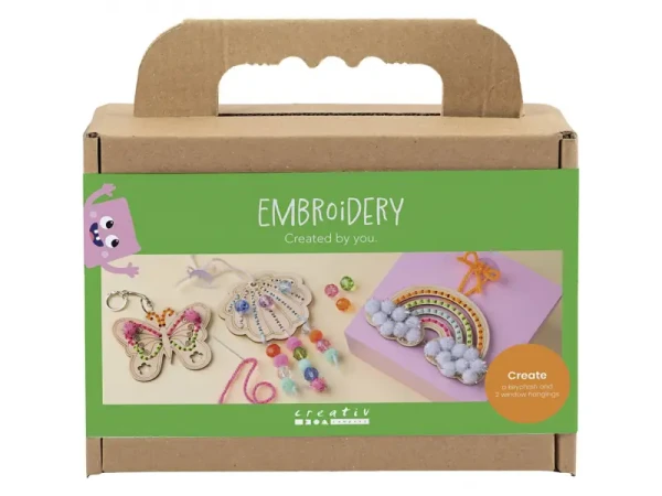 Creativ Company Kreatívna sada Vyšívanie drevených dekorácií