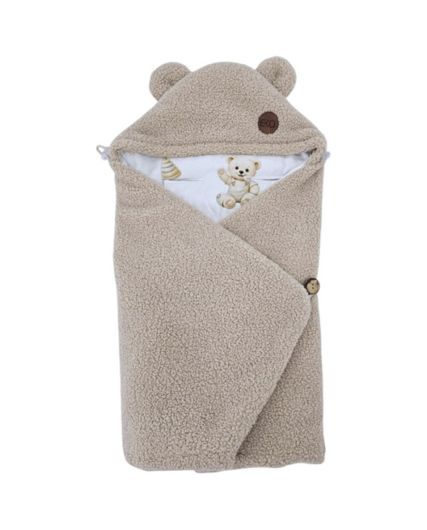 EKO Fusak do autosedacky buclé s bavlnou Teddy Bears 110x100cm