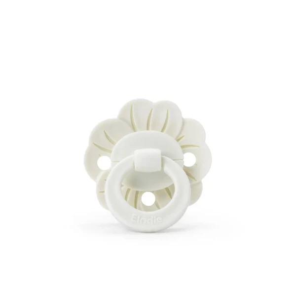 Elodie Details cumlík Newborn Binky Bloom Silicone - Vanilla White