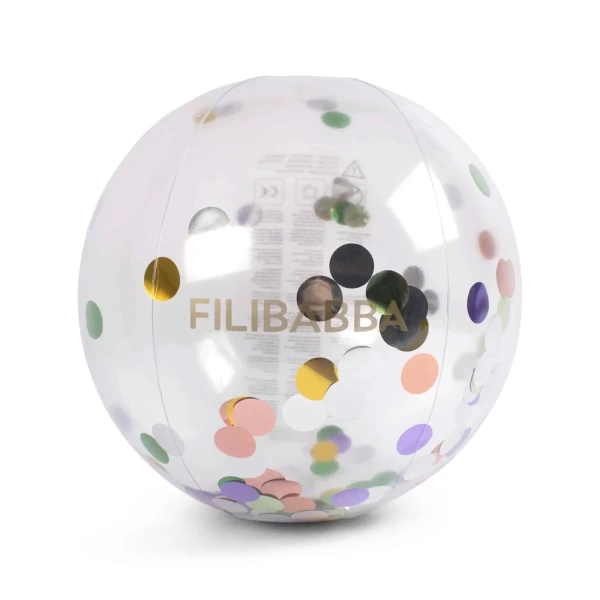 FILIBABBA PLÁŽOVÁ LOPTA RAINBOW CONFETTI