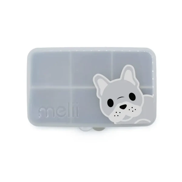 Melii Snackle Box krabička na občerstvenie mini - Buldoček
