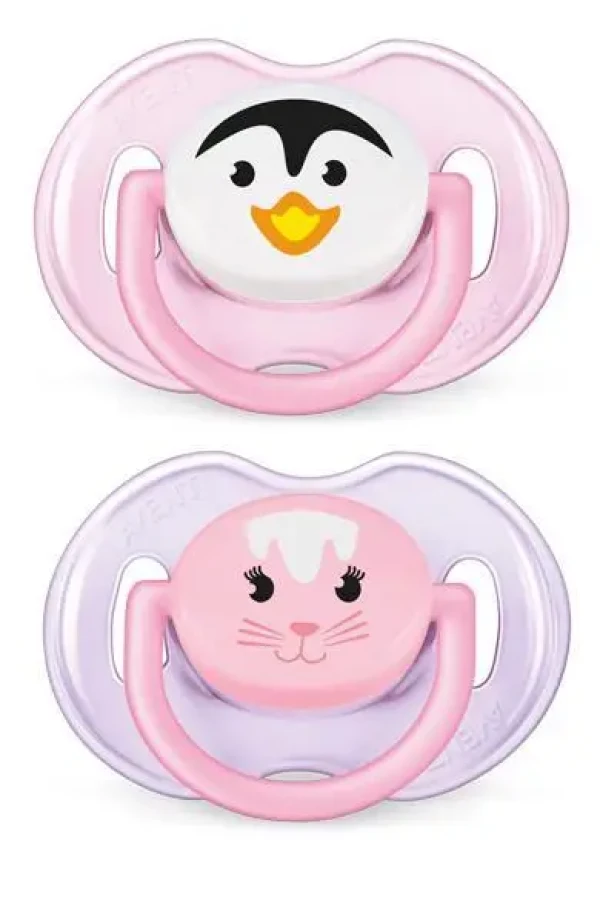 Philips AVENT Cumlík 0-6m Zvieratko dievča 2 ks