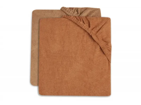 Jollein Poťah na prebaľovaciu podložku 50x70cm 2 ks froté Caramel/Biscuit