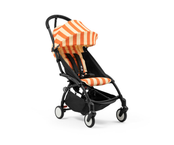 STOKKE® YOYO³ športový kočík 6+ Black/RIVIERA Capri