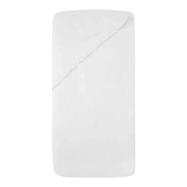 Witlof for kids prostěradlo s volánem Tuck-inn 40 x 80 cm White