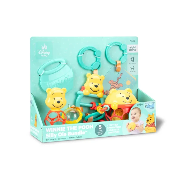DISNEY BABY Sada darčeková multisenzorická Disney Baby Winnie the Pooh, 0m+