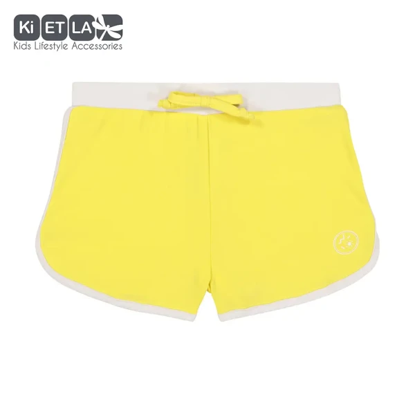 KiETLA plavky s UV ochranou šortky 3-4 roky žltá