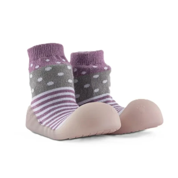 Chameleon Ponožkotopánky Chameleon Lilac Polka veľ.  135