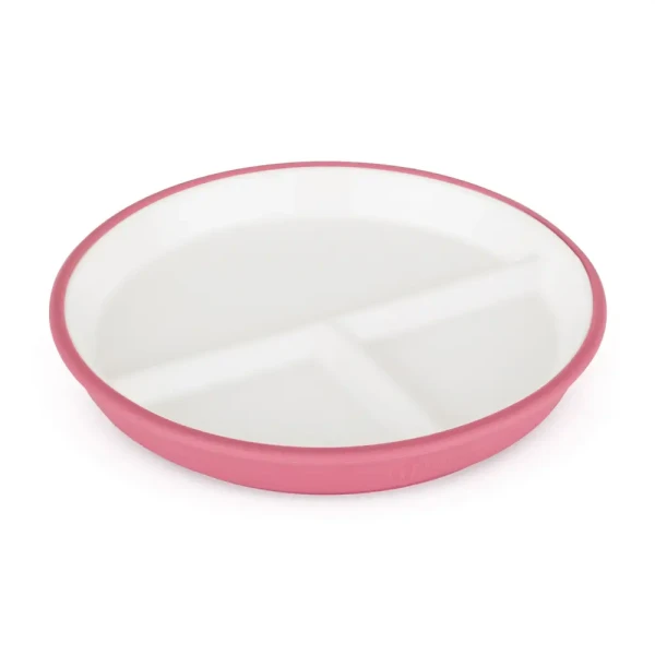 PETITE&MARS Tanier keramický so silikonovým obalom Candy Pink