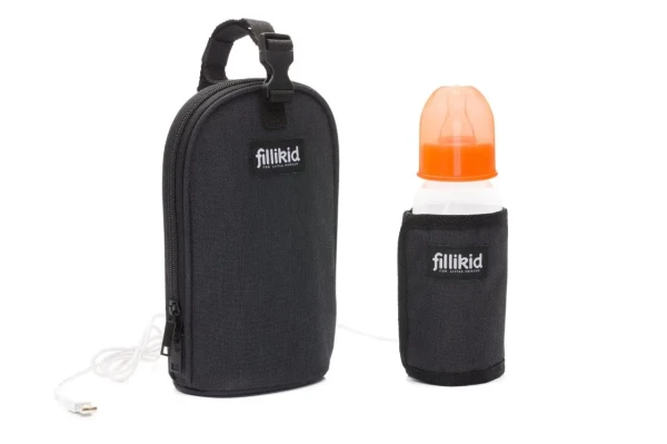 Fillikid Ohrievač fliaš black melange USB