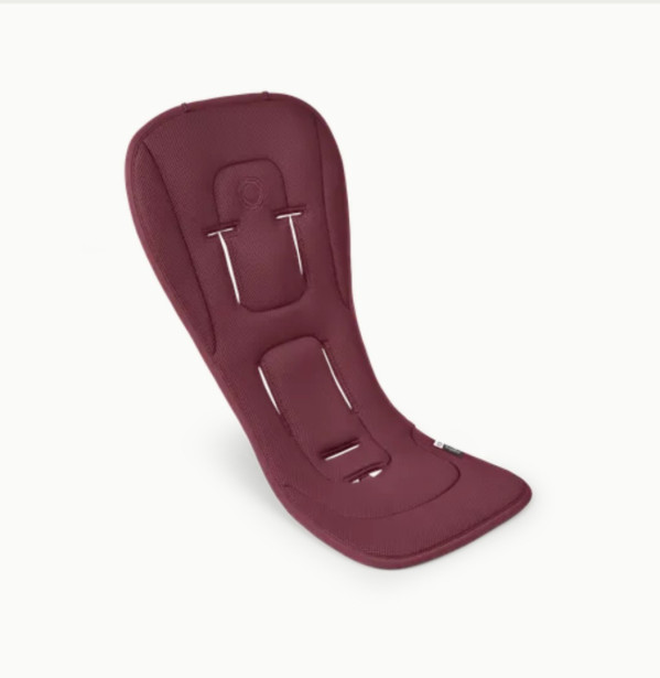 Bugaboo Komfortná obojstranná vložka do kočíka Dark Cherry