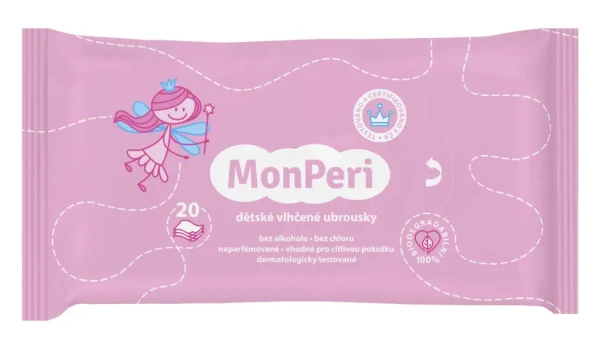 MonPeri obrúsky vlhčené 20 ks