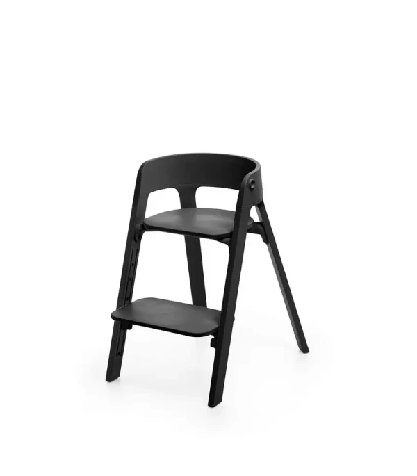 Stokke stolička Steps Complete Black Seat / Black Legs