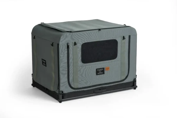 FIKAGO Skladacia kennel prepravka Queen L Green