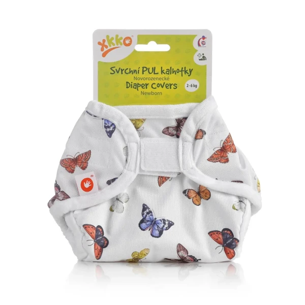 XKKO Vrchné plienkové nohavičky Newborn - Butterflies