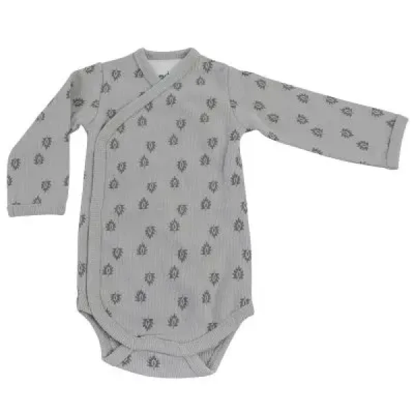 LODGER Body Romper s dlhými rukávmi Print Rib Sharkskin vel. 74