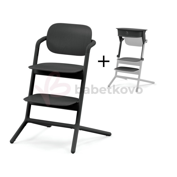 CYBEX LEMO Stolička Stunning Black + učiaca veža