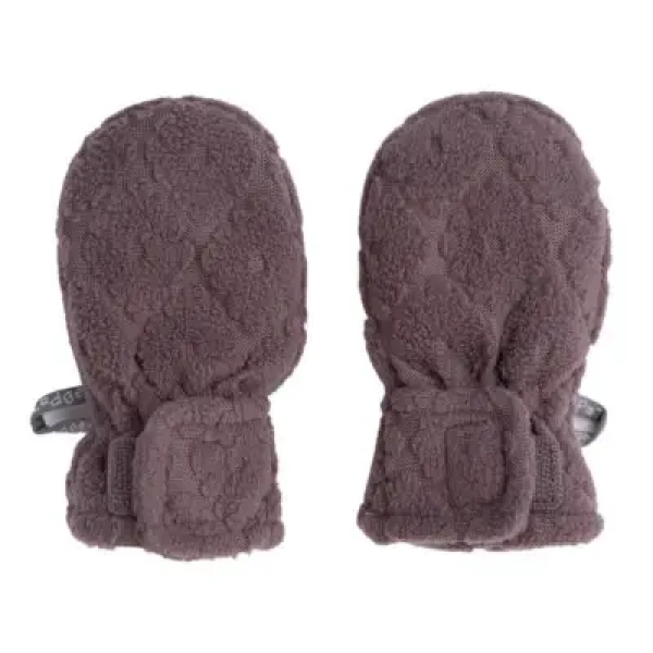 LODGER Rukavice Mittens Folklore Fleece Mauve 1 - 2 roky