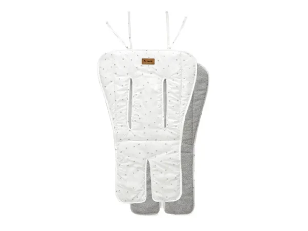 JANE Podložka do kočíka obojstranná Flappy Grey