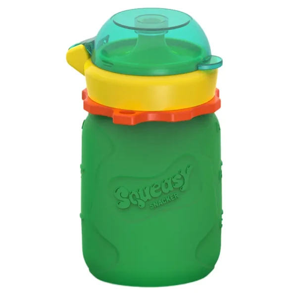 Squeasy Gear silikónová kapsička 104 ml | zelená