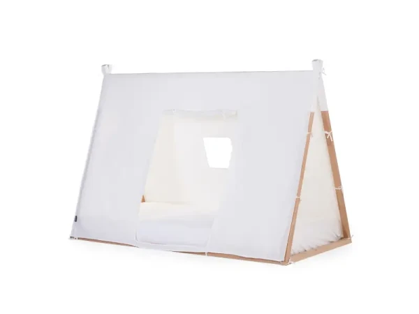 Childhome Textilný poťah Tipi White na rám postele stan 70x140cm