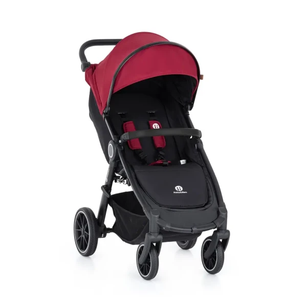 PETITE&amp;MARS Kočík športový Street+ RWS Black Deep Ruby Complete