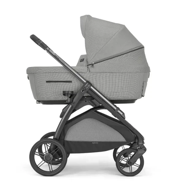 Hlboký kočík Inglesina Aptica 2024 Satin Grey s podvozkom Aptica + Stand-up