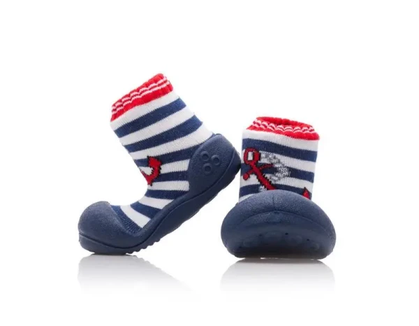 ATTIPAS Topánočky Marin AM01 Anchor Red L veľ.21,5, 116-125 mm