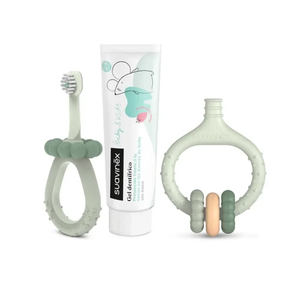 SUAVINEX SADA pre ústnu hygienu - zelená