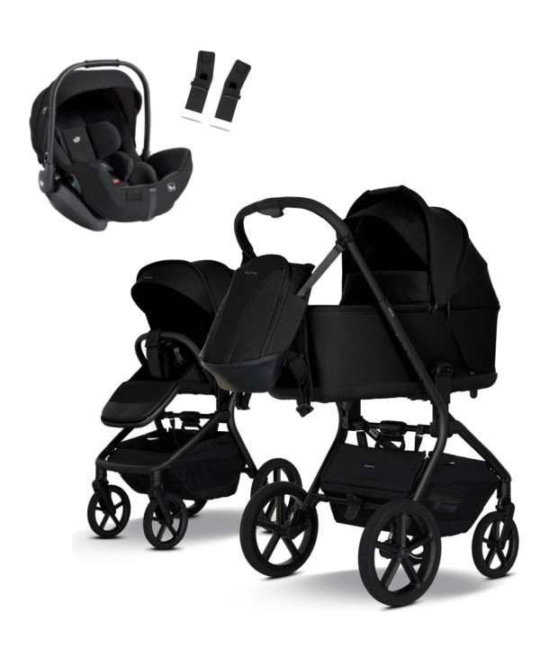 MY JUNIOR MAVI Pure Black + Autosedačka Joie i-level pro