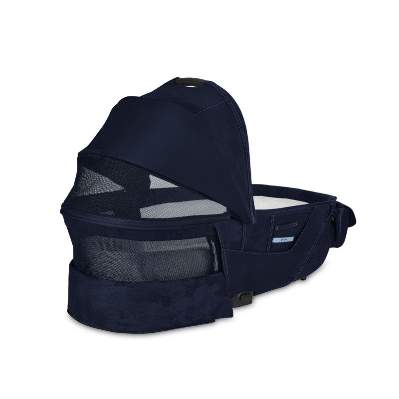 CYBEX PRIAM Lux Carry Cot Rebellious Luxury Denim Blue