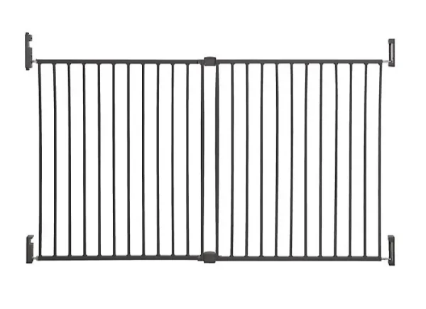DREAMBABY Zábrana bezpečnostná Broadway 2-panelová extra široká 76-134,5 cm Charcoal | DREAMBABY