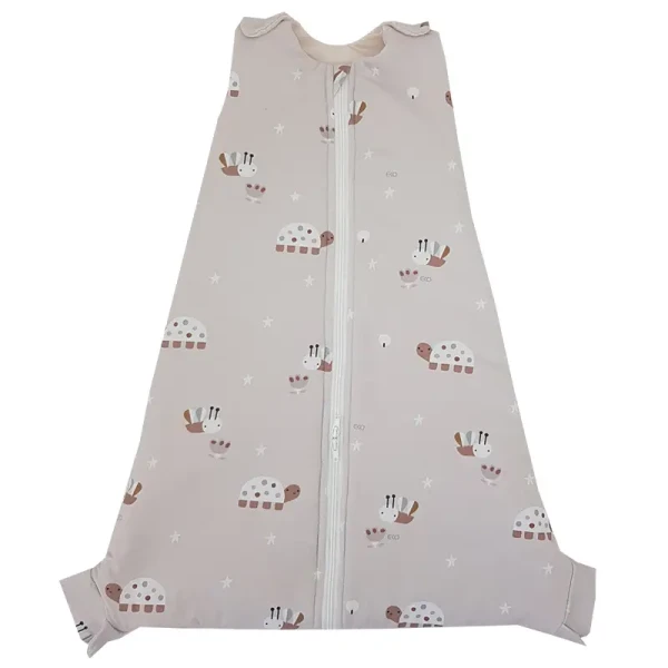 EKO Vak na spanie bavlnený multifunkčný Bees Beige 50x75 cm, 3-12m 2,5 TOG