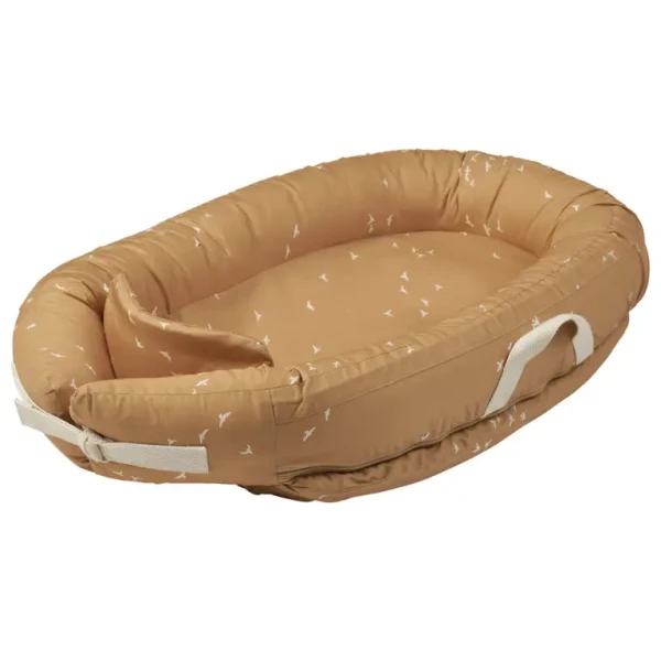 Voksi hniezdočko Baby Nest Premium warm beige flying