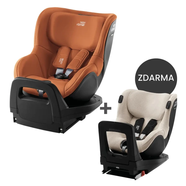 BRITAX Autosedačka Dualfix Pro + letný poťah v hodnote 53,50€ zadarmo, Golden Cognac