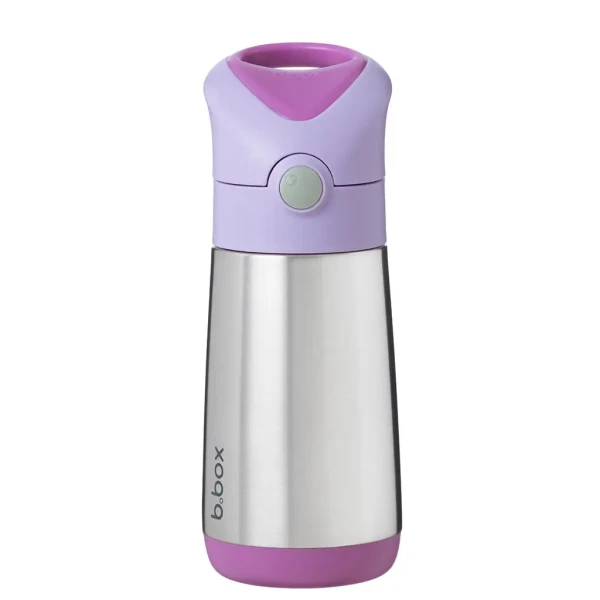 B.BOX Termoska na pitie so slamkou 350 ml - sugar plum