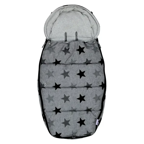 Dooky Footmuff veľ. L GREY STARS DeLuxe