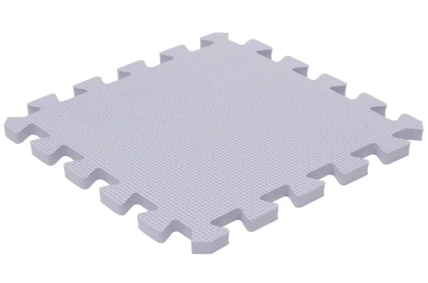 Rialto Baby Penová puzzle Silver 31,5 x 31,5 x 1,4 cm, 1ks