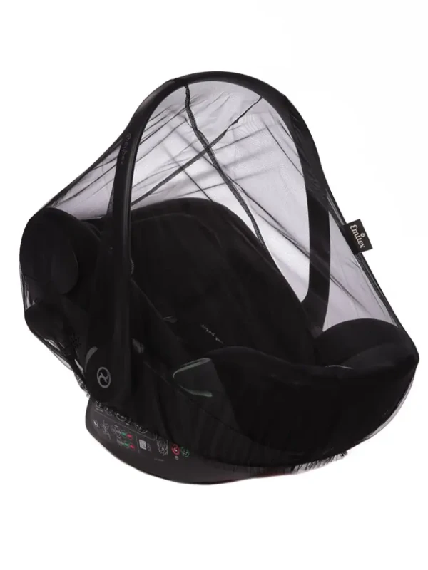 Emitex Sieť proti hmyzu na autosedačku čierna