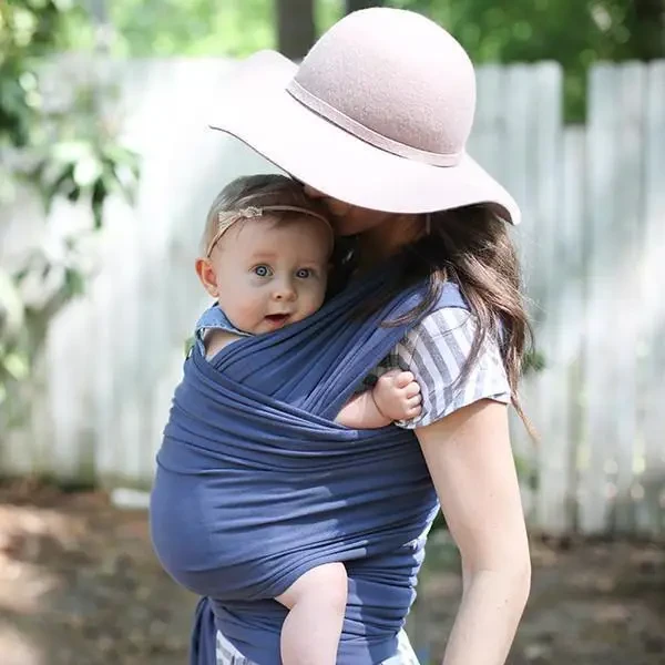 BOBA Nosič detí / šatka Wrap Vintage Blue | BOBA
