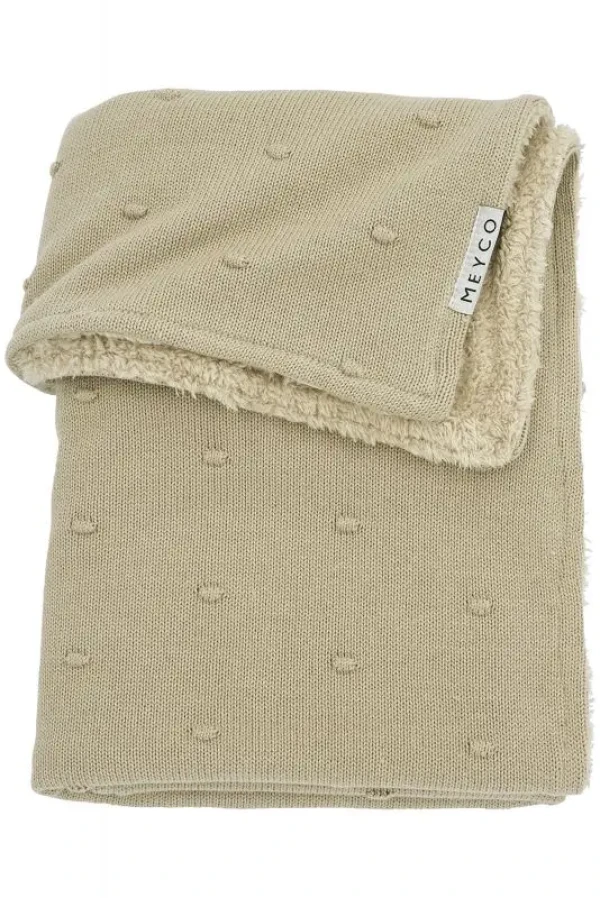 Meyco Deka Mini knots fleece - Sand