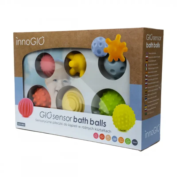 innoGIO Zmyslové hračky do vody GIOsensor bath balls