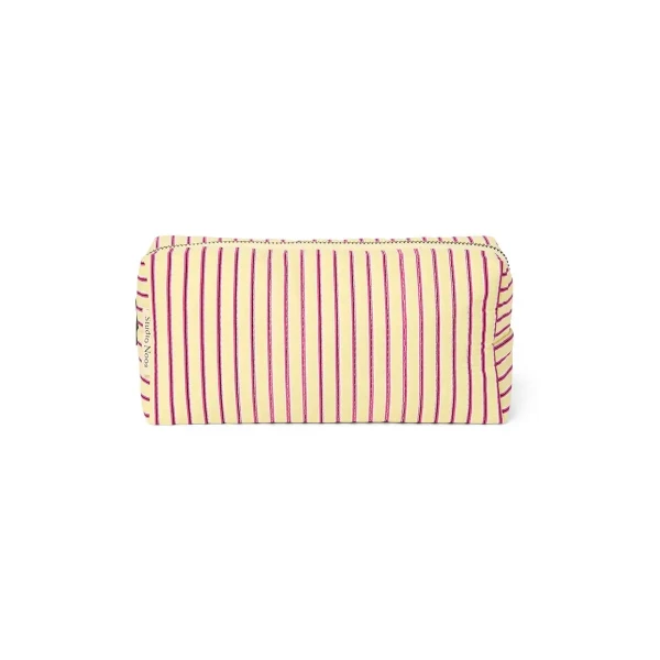 STUDIO NOOS - Poplin POUCH - kabelka Butter Yellow Striped