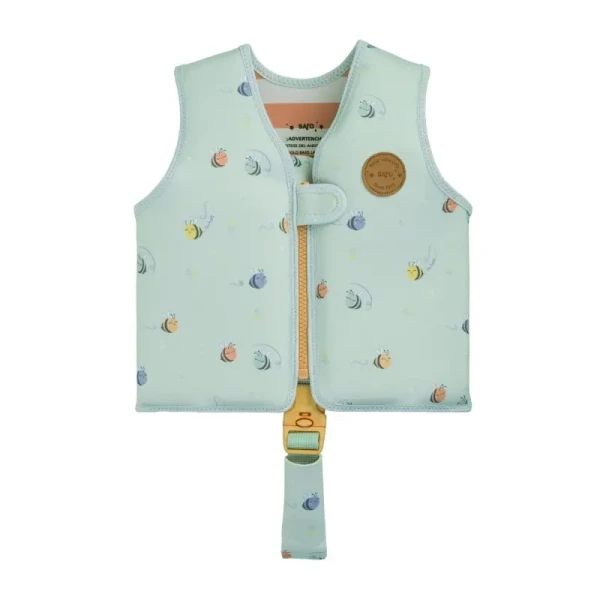 Saro Baby Plavecká neoprénová vesta s UV ochranou (3-6r) Bee Happy